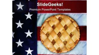 Flag Symbol PowerPoint Template 1110