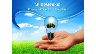 Green Energy Concept Nature PowerPoint Templates And PowerPoint Backgrounds 0211