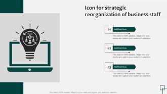 Icon For Strategic Reorganization Of Business Staff Ideas Pdf
