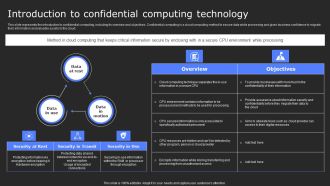 Introduction To Confidential Computing Technology Secure Computing Framework Elements Pdf