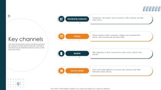 Key Channels Car Manufacturing Company Business Model BMC SS V