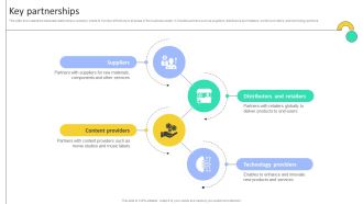 Key Partnerships Electronic Company Business Model BMC SS V