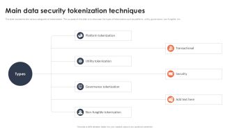 Main Data Security Tokenization Techniques Securing Your Data Ppt Sample