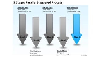Massively Parallel Processing Staggered Ppt PowerPoint Templates Backgrounds For Slides