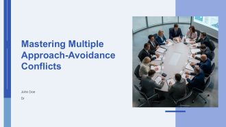 Mastering Multiple Approach Avoidance Conflicts PPT Guidelines AT
