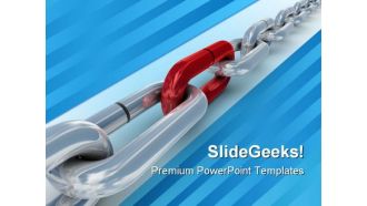 Metal Chain Industrial PowerPoint Templates And PowerPoint Backgrounds 0711