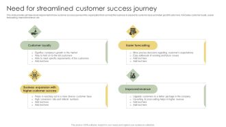 Need For Streamlined Customer Success Journey Analyzing Customer Adoption Journey To Ideas Pdf