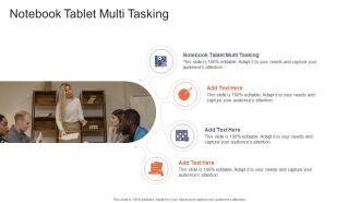 Notebook Tablet Multi Tasking In Powerpoint And Google Slides Cpb
