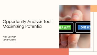 Opportunity Analysis Tool Maximizing Potential PPT Example AT