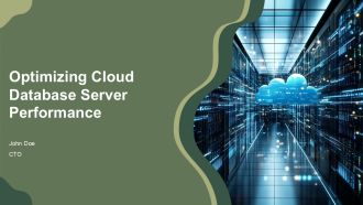 Optimizing Cloud Database Server Performance PPT Example AT
