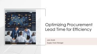 Optimizing Procurement Lead Time For Efficiency PPT Structure AT