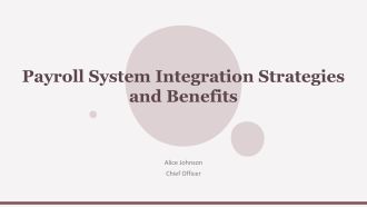 Payroll System Integration Strategies And Benefits PPT Designs AT