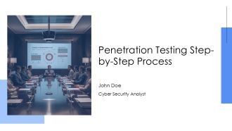 Penetration Testing Step By Step Process PPT Sample AT