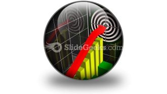 Performance Chart PowerPoint Icon C