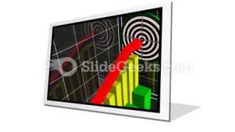 Performance Chart PowerPoint Icon F