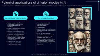 Potential Applications Of Diffusion Exploring Rise Of Generative AI In Artificial Intelligence Sample Pdf