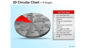 PowerPoint Design Editable Circular Ppt Template