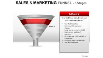 PowerPoint Graphics Sales Marketing Funnel Diagram Ppt Slides