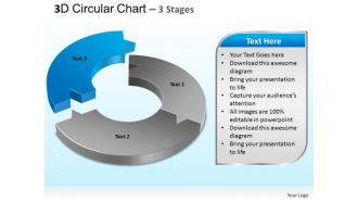 PowerPoint Process Editable Circular Chart Ppt Design Slides