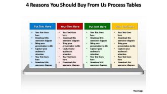 PowerPoint Templates Business Process Tables Ppt Slides