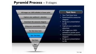 PowerPoint Templates Strategy Pyramid Process Ppt Template