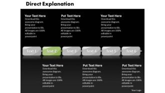 Ppt Direct Explanation Of Banking Process Using 6 Power Point Stage PowerPoint Templates