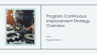 Program Continuous Improvement Strategy Overview PPT Template AT