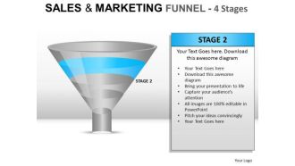 Project Sales And Marketing Funnel PowerPoint Slides And Ppt Diagram Templates