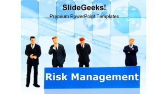 Risk Management Business PowerPoint Template 1110