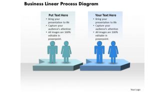 Sales Ppt Theme Concept Free Download Linear Process Diagram 1 Graphic