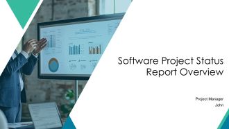 Software Project Status Report Overview PPT Example AT