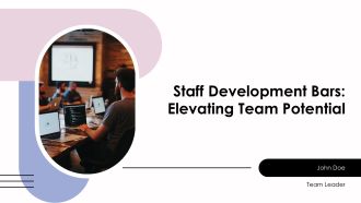Staff Development Bars Elevating Team Potential PPT Presentation AT