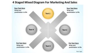 Staged Mixed Diagram For Marketing And Sales Ppt Record Label Business Plan PowerPoint Templates