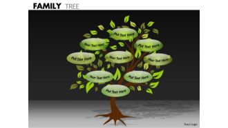 Strategic Management Family Tree Marketing Diagram