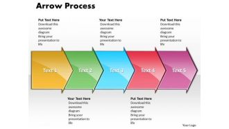 Strategy Ppt Background Arrow Process 5 Stages Business Management PowerPoint 1 Design