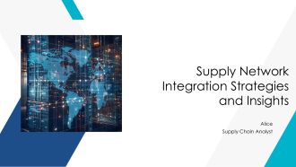 Supply Network Integration Strategies And Insights PPT Guidelines AT