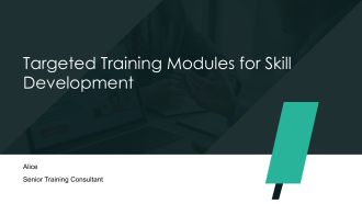 Targeted Training Modules For Skill Development PPT Template AT