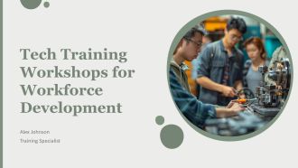 Tech Training Workshops For Workforce Development PPT Guidelines AT