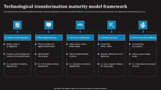 Technological Transformation Maturity Model Framework Formats Pdf