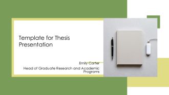 Template For Thesis Presentation PPT Example VM