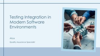 Testing Integration In Modern Software Environments PPT Template AT