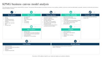 The Ultimate Guide To KPMG Business Canvas Model Analysis Strategy SS V