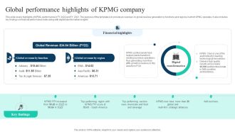 The Ultimate Guide To KPMG Global Performance Highlights Of KPMG Company Strategy SS V