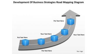 Timeline Development Of Business Strategies Road Mapping Diagram