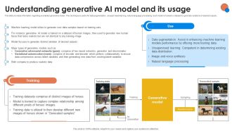 Understanding Generative AI Model And Its Generative AI For Better Productivity AI SS V
