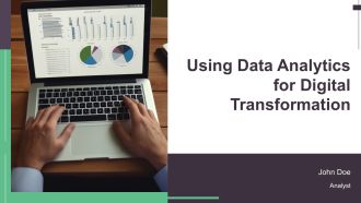 Using Data Analytics For Digital Transformation PPT Graphics AT