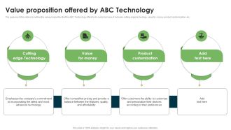 Value Proposition Offered By ABC Technology Wearable Technology Funding Download PDF