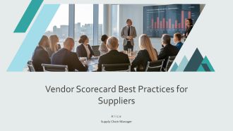 Vendor Scorecard Best Practices For Suppliers PPT Template AT