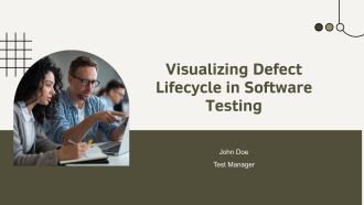 Visualizing Defect Lifecycle In Software Testing PPT Example AT
