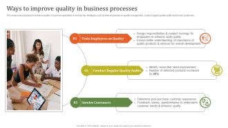 Ways To Improve Quality In Business Executing Effective Quality Enhancement Portrait Pdf